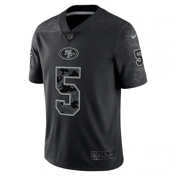 NEW Trey Lance Black San Francisco 49ers RFLCTV Limited Jersey LRG “RARE”! - Picture 5 of 6